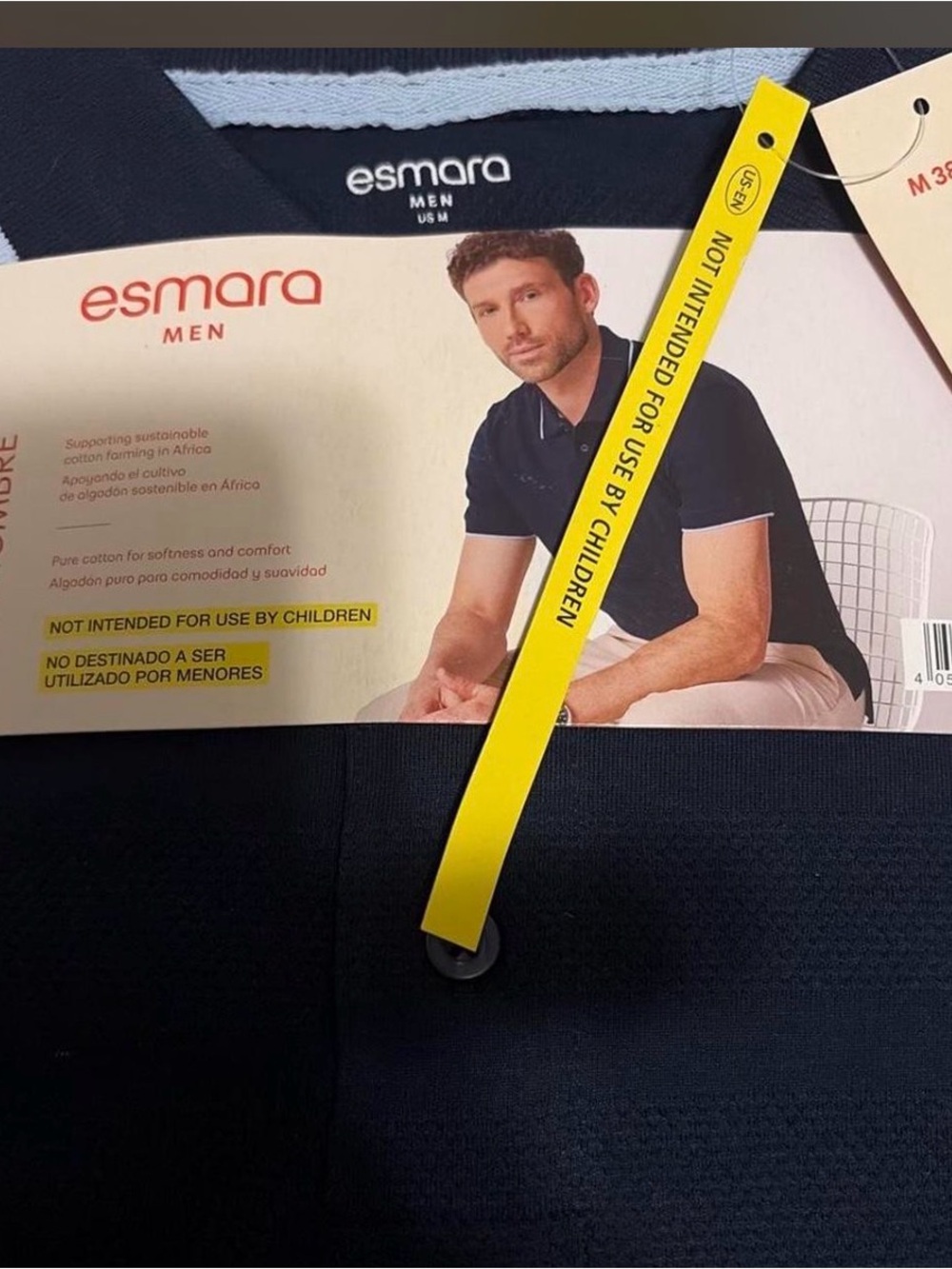 Esmara Men Navy Short-Sleeve Polo